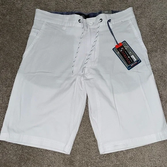 Beverly Hills Polo Club White Shorts 30W - Picture 1 of 5
